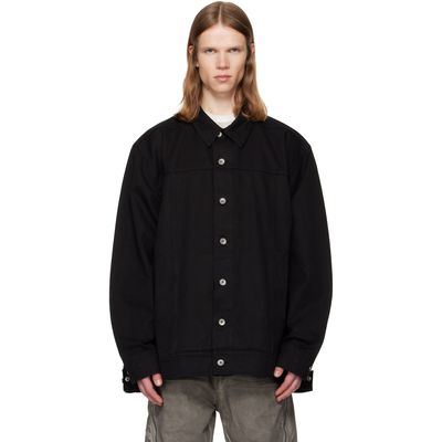 Rick Owens DRKSHDW Rick Owens DRKSHDW Black Tower Jumbo Worker Jacket