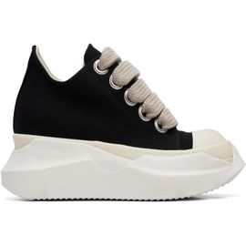 Rick Owens DRKSHDW Rick Owens DRKSHDW Black Tower Jumbolace Abstract Low Sneaks Sneakers
