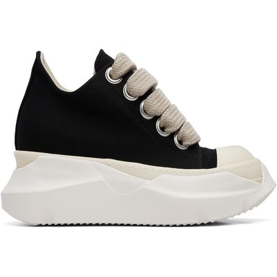 Rick Owens DRKSHDW Rick Owens DRKSHDW Black Tower Jumbolace Abstract Low Sneaks Sneakers