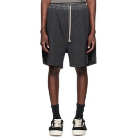 Rick Owens DRKSHDW Rick Owens DRKSHDW Black Tower Long Boxers Shorts