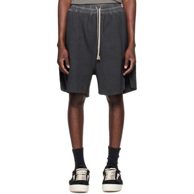 Rick Owens DRKSHDW Rick Owens DRKSHDW Black Tower Long Boxers Shorts