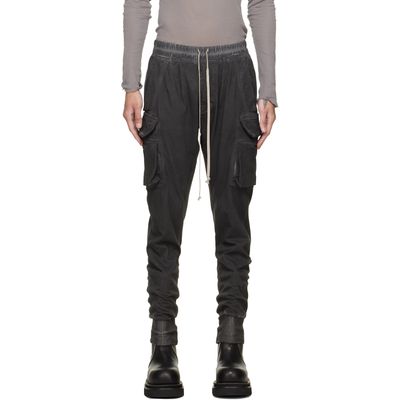 Rick Owens DRKSHDW Rick Owens DRKSHDW Black Tower Mastodon Cut Cargo Pants