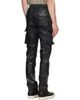 Rick Owens DRKSHDW Rick Owens DRKSHDW Black Tower Megacrust Mastodon Cut Cargo Pants - 3
