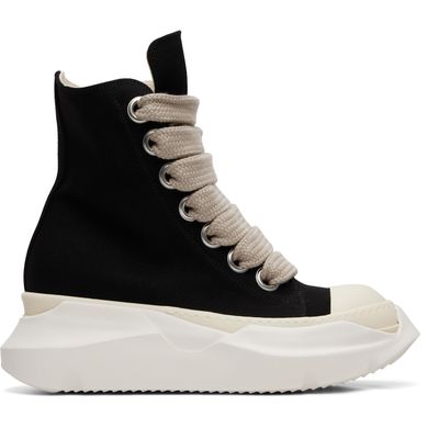 Rick Owens DRKSHDW Rick Owens DRKSHDW Black Tower Megalace Abstract Sneaks Sneakers