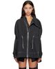 Rick Owens DRKSHDW Rick Owens DRKSHDW Black Tower Mountain Sail Sweater - 1
