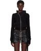 Rick Owens DRKSHDW Rick Owens DRKSHDW Black Tower Mountain Sweatshirt - 1