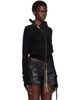 Rick Owens DRKSHDW Rick Owens DRKSHDW Black Tower Mountain Sweatshirt - 2