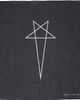 Rick Owens DRKSHDW Rick Owens DRKSHDW Black Tower Penta Bandana Scarf - 1