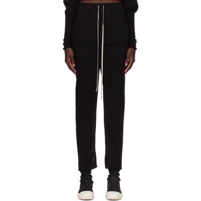 Rick Owens DRKSHDW Rick Owens DRKSHDW Black Tower Pull On Sliced Pillar Maxi Skirt