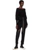 Rick Owens DRKSHDW Rick Owens DRKSHDW Black Tower Pull On Sliced Pillar Maxi Skirt - 4