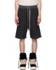 Rick Owens DRKSHDW Rick Owens DRKSHDW Black Tower Pusher Shorts - 1