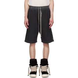 Rick Owens DRKSHDW Rick Owens DRKSHDW Black Tower Pusher Shorts