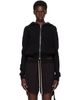 Rick Owens DRKSHDW Rick Owens DRKSHDW Black Tower Small Hoodie - 1