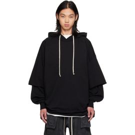 Rick Owens DRKSHDW Rick Owens DRKSHDW Black Tower Tommy Hustler Hoodie