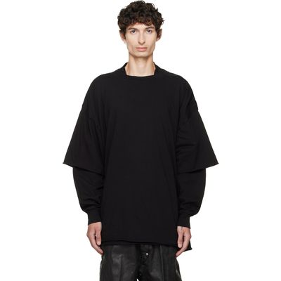 Rick Owens DRKSHDW Rick Owens DRKSHDW Black Tower Tommy Hustler Sweatshirt