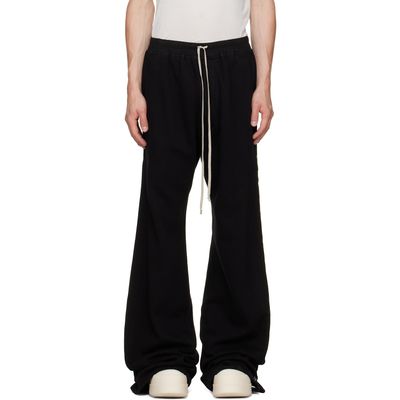 Rick Owens DRKSHDW Rick Owens DRKSHDW Black Tower Wide Pusher Sweatpants