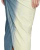 Rick Owens DRKSHDW Rick Owens DRKSHDW Blue & Off-White Pull On Pillar Maxi Skirt - 3