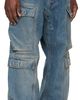 Rick Owens DRKSHDW Rick Owens DRKSHDW Blue Temple Double Denim Cargo Pants - 2