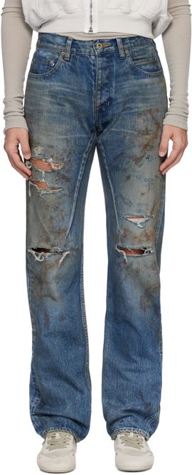 Rick Owens DRKSHDW Rick Owens DRKSHDW Blue Temple Kurdt Jeans