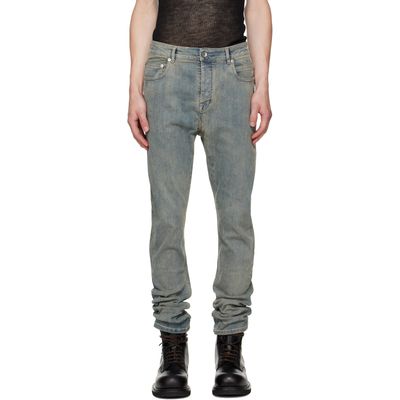Rick Owens DRKSHDW Rick Owens DRKSHDW Blue Tower Detroit Cut Jeans