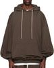 Rick Owens DRKSHDW Rick Owens DRKSHDW Brown Temple Hun Hoodie - 1