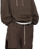 Rick Owens DRKSHDW Rick Owens DRKSHDW Brown Temple Hun Hoodie - 5