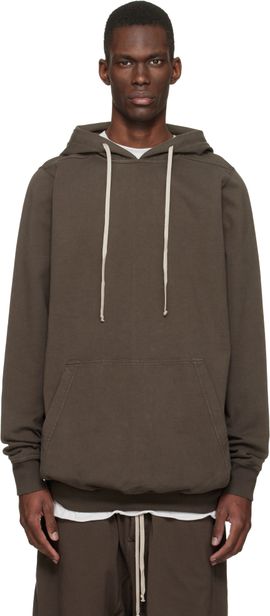 Rick Owens DRKSHDW Rick Owens DRKSHDW Brown Temple Pullover Hoodie