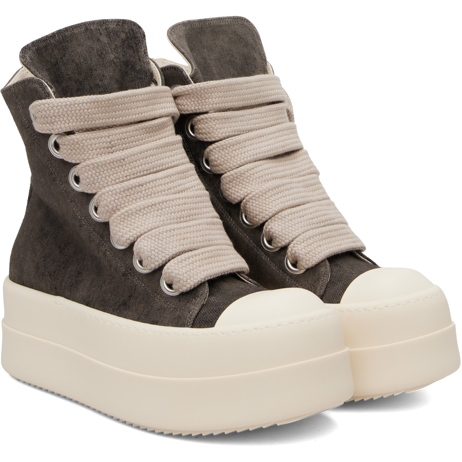 Rick Owens DRKSHDW - Brown Tower Mega Bumper Jumbolace Sneaks Sneakers