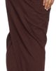 Rick Owens DRKSHDW Rick Owens DRKSHDW Burgundy Concordians Pull On Pillar Maxi Skirt - 3