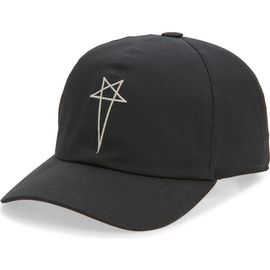 Rick Owens DRKSHDW Rick Owens DRKSHDW Embroidered Cotton Baseball Cap