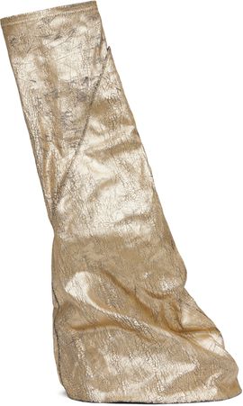 Rick Owens DRKSHDW Rick Owens DRKSHDW Gold Hollywood Fetish Tall Boots