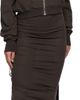 Rick Owens DRKSHDW Rick Owens DRKSHDW Gray Concordians Soft Edfu Maxi Skirt - 4