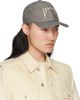 Rick Owens DRKSHDW Rick Owens DRKSHDW Gray Hollywood Baseball Cap - 2