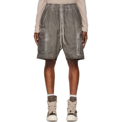 Rick Owens DRKSHDW Rick Owens DRKSHDW Gray Tower Bauhaus Denim Shorts