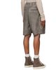 Rick Owens DRKSHDW Rick Owens DRKSHDW Gray Tower Bauhaus Denim Shorts - 3