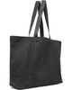 Rick Owens DRKSHDW Rick Owens DRKSHDW Gray Tower Canvas Embroidered Shopper Tote - 3