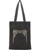 Rick Owens DRKSHDW Rick Owens DRKSHDW Gray Tower Canvas Embroidered Tote - 1