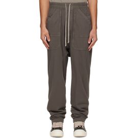 Rick Owens DRKSHDW Rick Owens DRKSHDW Gray Tower Classic Drawstring Cargo Pants