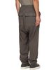 Rick Owens DRKSHDW Rick Owens DRKSHDW Gray Tower Classic Drawstring Cargo Pants - 3