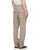 Rick Owens DRKSHDW Rick Owens DRKSHDW Gray Tower Creatch Cargo Drawstring Pants - 3