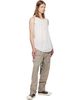 Rick Owens DRKSHDW Rick Owens DRKSHDW Gray Tower Creatch Cargo Drawstring Pants - 4