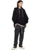Rick Owens DRKSHDW Rick Owens DRKSHDW Gray Tower Creatch Drawstring Cargo Pants - 4