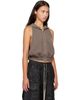 Rick Owens DRKSHDW Rick Owens DRKSHDW Gray Tower Cyclops Sl Hoodie - 2