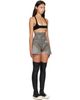 Rick Owens DRKSHDW Rick Owens DRKSHDW Gray Tower Dirt Cutoff Denim Shorts - 2