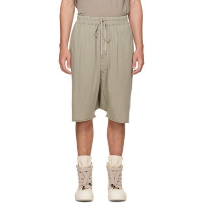 Rick Owens DRKSHDW Rick Owens DRKSHDW Gray Tower Drawstring Pods Shorts