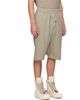 Rick Owens DRKSHDW Rick Owens DRKSHDW Gray Tower Drawstring Pods Shorts - 2