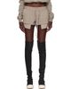 Rick Owens DRKSHDW Rick Owens DRKSHDW Gray Tower Fog Boxers Shorts - 1