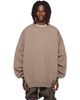 Rick Owens DRKSHDW Rick Owens DRKSHDW Gray Tower Hun Crewneck Sweatshirt - 1