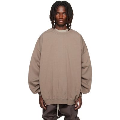 Rick Owens DRKSHDW Rick Owens DRKSHDW Gray Tower Hun Crewneck Sweatshirt