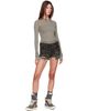 Rick Owens DRKSHDW Rick Owens DRKSHDW Gray Tower Lana Cut Offs Denim Shorts - 4